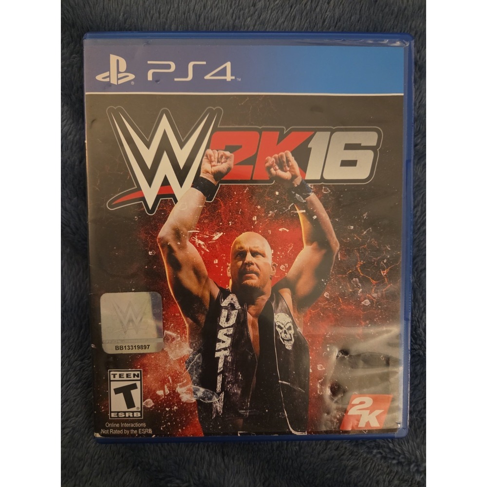 WWE 2K16 (PS4 PlayStation 4 CIB) Steve Austin - Tested